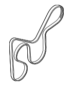 252122B140 - : Serpentine Belt for Hyundai: Accent, Veloster Image