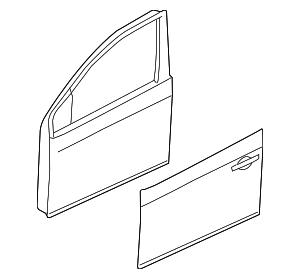 H01004AFMB - : Door Shell for Nissan Image