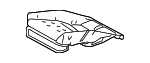 7151211010 - Body: Seat Cushion Pad for Lexus: LC500, LC500h Image