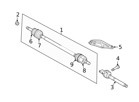 Drive Axles for 2020 Kia Sportage #0