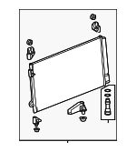 85145962 - : Condenser for Chevrolet: Silverado 2500 HD, Silverado 3500 HD | GMC: Sierra 2500 HD, Sierra 3500 HD Image