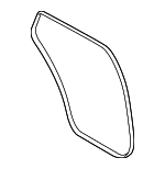 TK4868913D - : 2016-2023 Mazda CX-9 - Weather-Strip On Body for Mazda: CX-9 Image