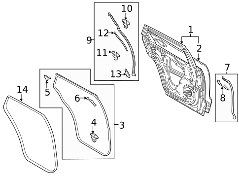 Door & Components for 2016 Mazda CX-9 #0