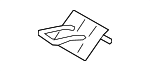 65553M6000 - Body: Child Restraint Anchor Plate for Kia Image