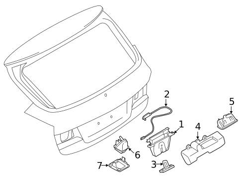 Lock & Hardware for 2015 BMW X1 #2