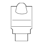 5YH03MS7AA - Body: Sun-visor Support for Mopar Image