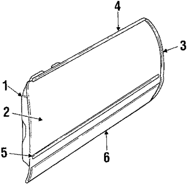 20537496 - Body: Door Shell for GM Image
