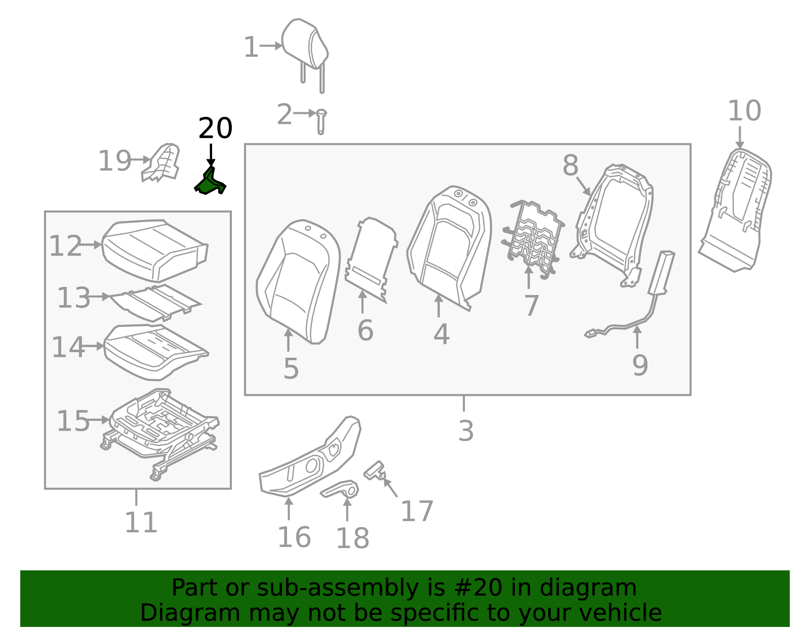 88025-K0000WK - Inner Cover 2020-2025 Kia Soul | Kia.Parts Store