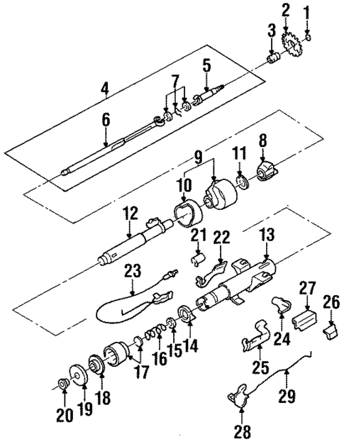 Ignition Lock for 1998 Cadillac DeVille #1