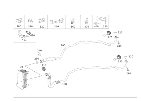 Transmission Cooling for 2017 Mercedes-Benz S550e #0