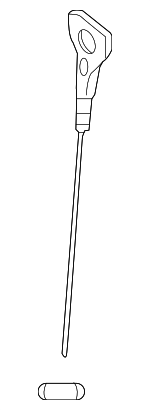 266113C101 - : Engine Oil Dipstick for Hyundai: Azera, Genesis Coupe, Palisade, Santa Fe, Santa Fe XL Image