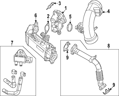 EGR System for 2022 Jeep Gladiator #1