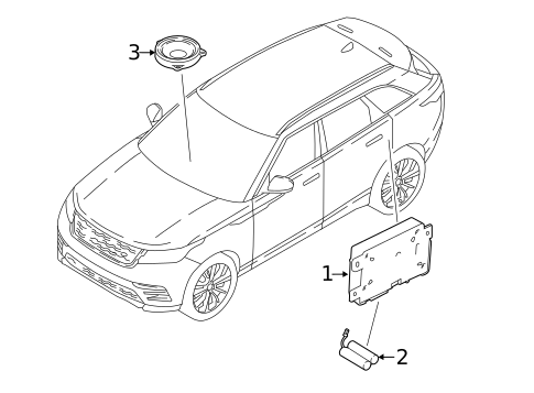 Communication System Components for 2022 Land Rover Range Rover Velar #0