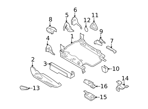 Tracks & Components for 2011 Mazda RX-8 #1