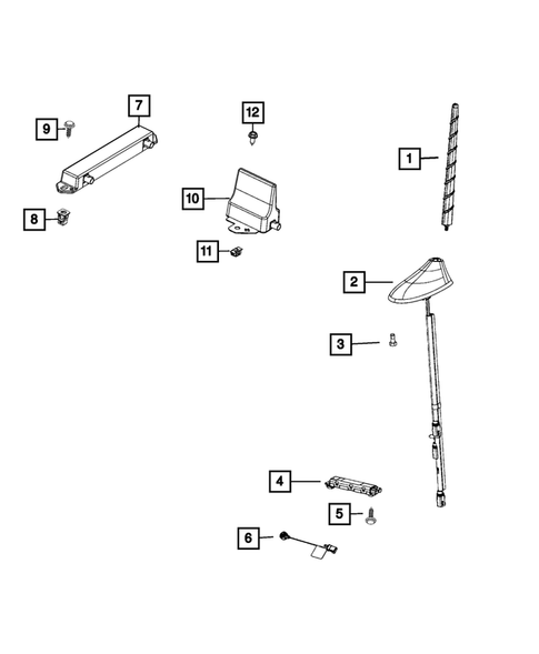 Radio, Antenna, Speakers, DVD, and Video systems for 2022 Jeep Compass #2