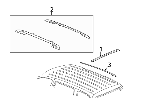 Luggage Carrier for 2001 Chevrolet Suburban 2500 #0