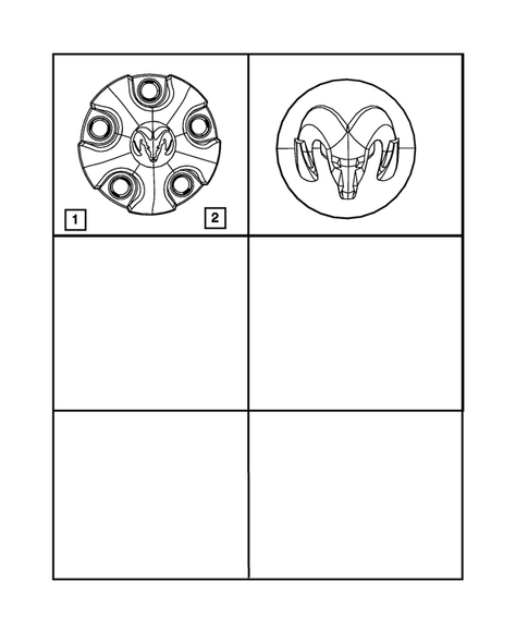 Wheel Covers and Center Caps for 2010 Dodge Ram 2500 #0