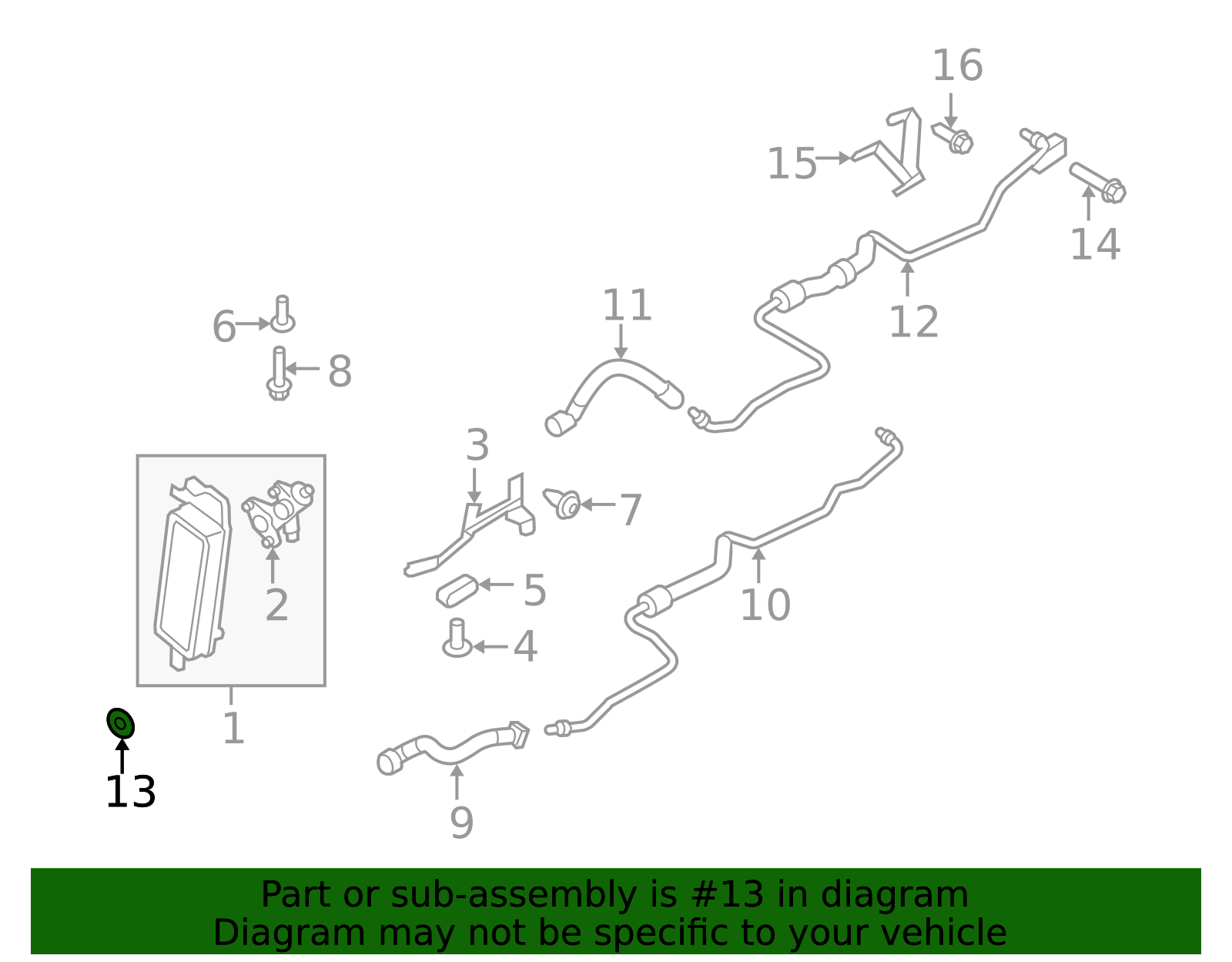 17227800958 - 2007-2022 BMW Oil Return Tube O-Ring (17-22-7-800-958 ...