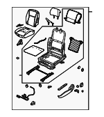 12801487 - : Seat Assembly for Saab: 9-3 Image