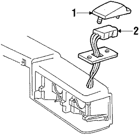 Monitor Lamps for 1988 Cadillac Brougham #0