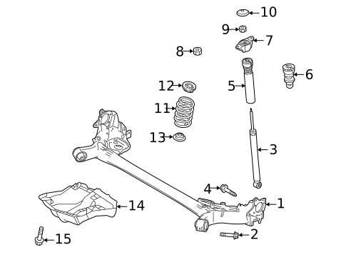 Rear Suspension for 2021 Mazda CX-30 #7