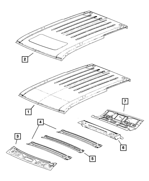 Roof for 2015 Jeep Grand Cherokee #0