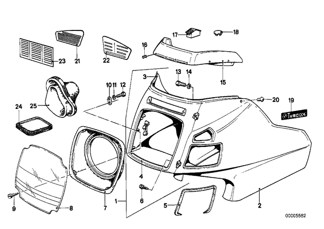 46631244384 - : Cover for BMW-Motorrad Image