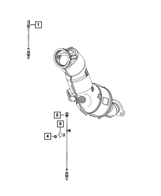 68510745AB - : Oxygen Sensor Bracket for Mopar Image