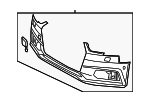 8W0807065SGRU - : Bumper Cover for Audi: A4, A4 Quattro, S4 Image