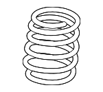 68184444AA - Suspension: Coil Spring for Fiat: 500 Image