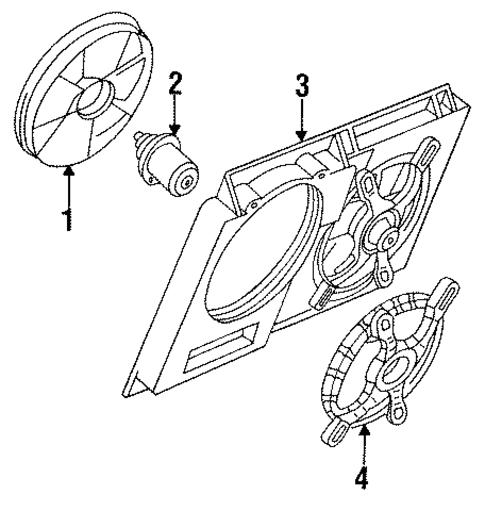 Fan for 1990 Chevrolet Corvette #0