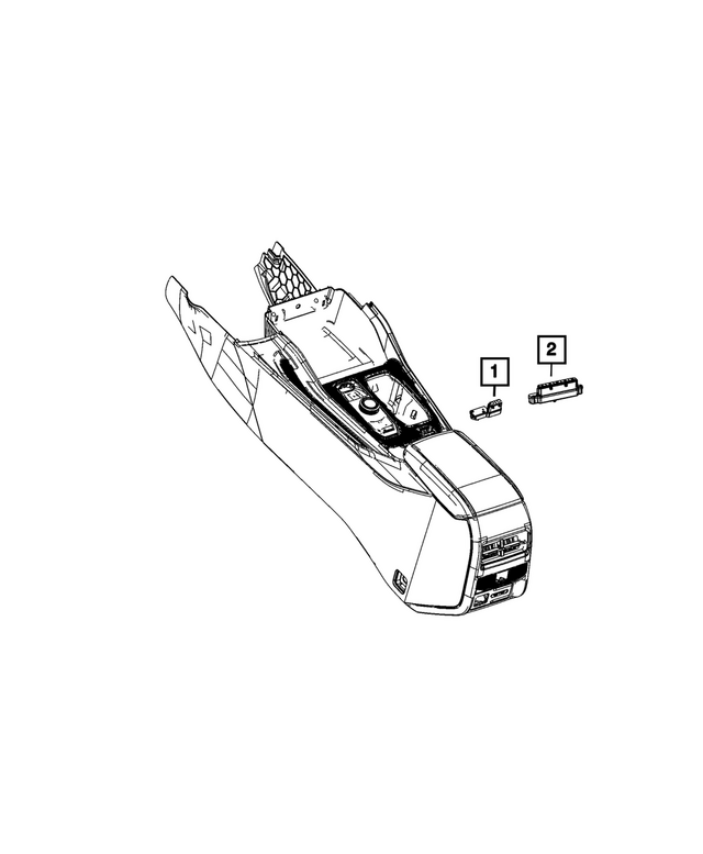68666006AB - Electrical: 5 Gang Switch for Mopar Image