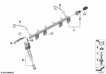 13537537318 - : Bracket, Injection Valve for BMW Image