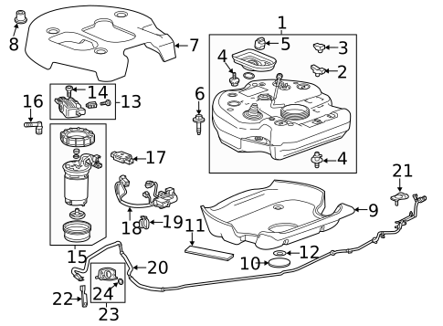 Emission Components for 2014 Chevrolet Cruze #1