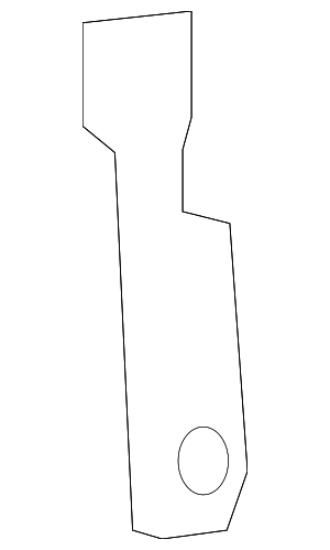 22976413 - : Part# 22976413 Diesel Emissions Fluid (DEF) Exhaust Front Injector Supply Pipe Bracket for Chevrolet: Cruze Image