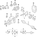 MA2727221 - : Front Pinion Bearing for Mazda: 6, CX-9 Image