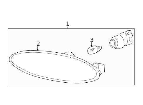 Bulbs - Chassis for 1999 Hyundai Sonata #3