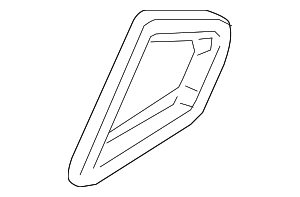 6H6Z5429905B - : Glass Weather-Strip for Lincoln: MKZ, Zephyr Image