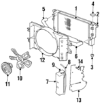 52028147 - Cooling System: Reservoir Hose for Dodge: Ram 1500, Ram 2500, Ram 3500 Image