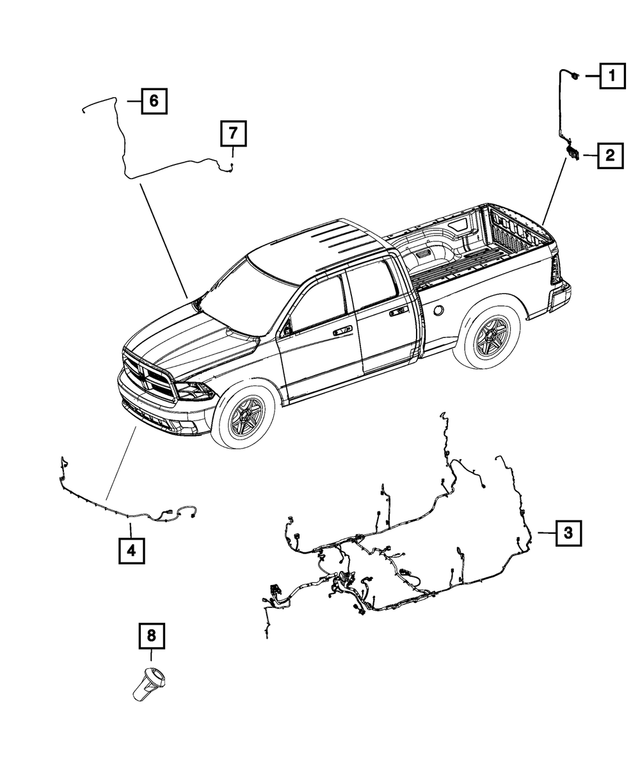 68148279AD - : Jumper Cable for Mopar Image