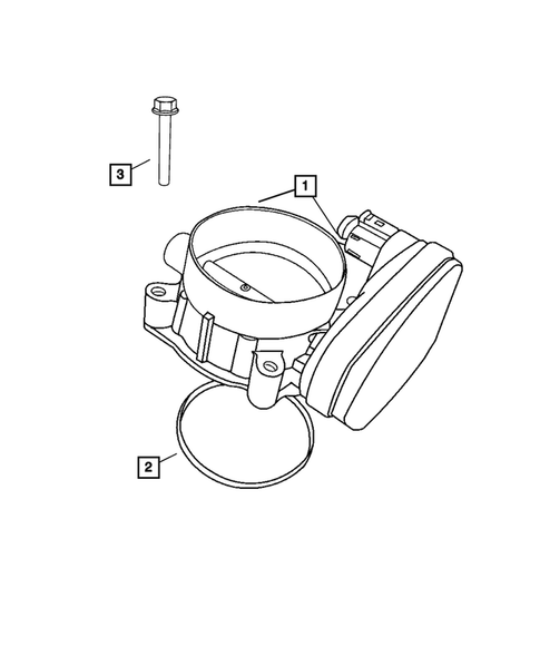 Throttle Body for 2008 Dodge Challenger #0