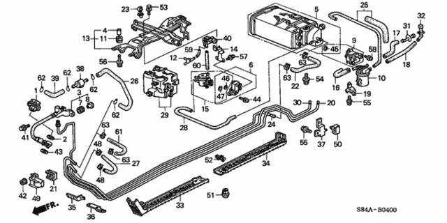 Fuel Pipe for 2002 Honda Accord #0