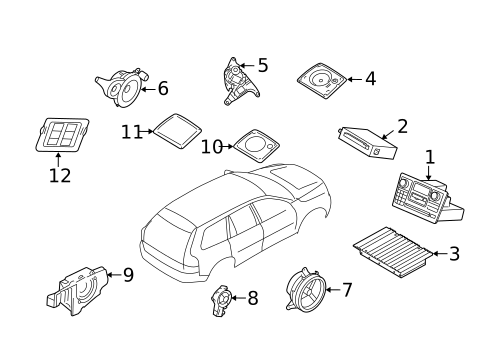 Sound System for 2005 Volvo XC90 #0