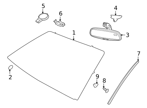 Reveal Moldings for 2008 Jaguar XK #0