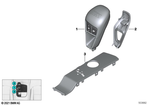 61315B5D5E8 - Vehicle Electrical System: Shift Knob for Shift Lever for BMW Image