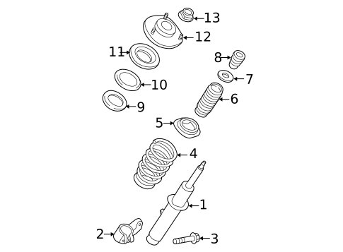 Struts & Components for 2012 Porsche 911 #3