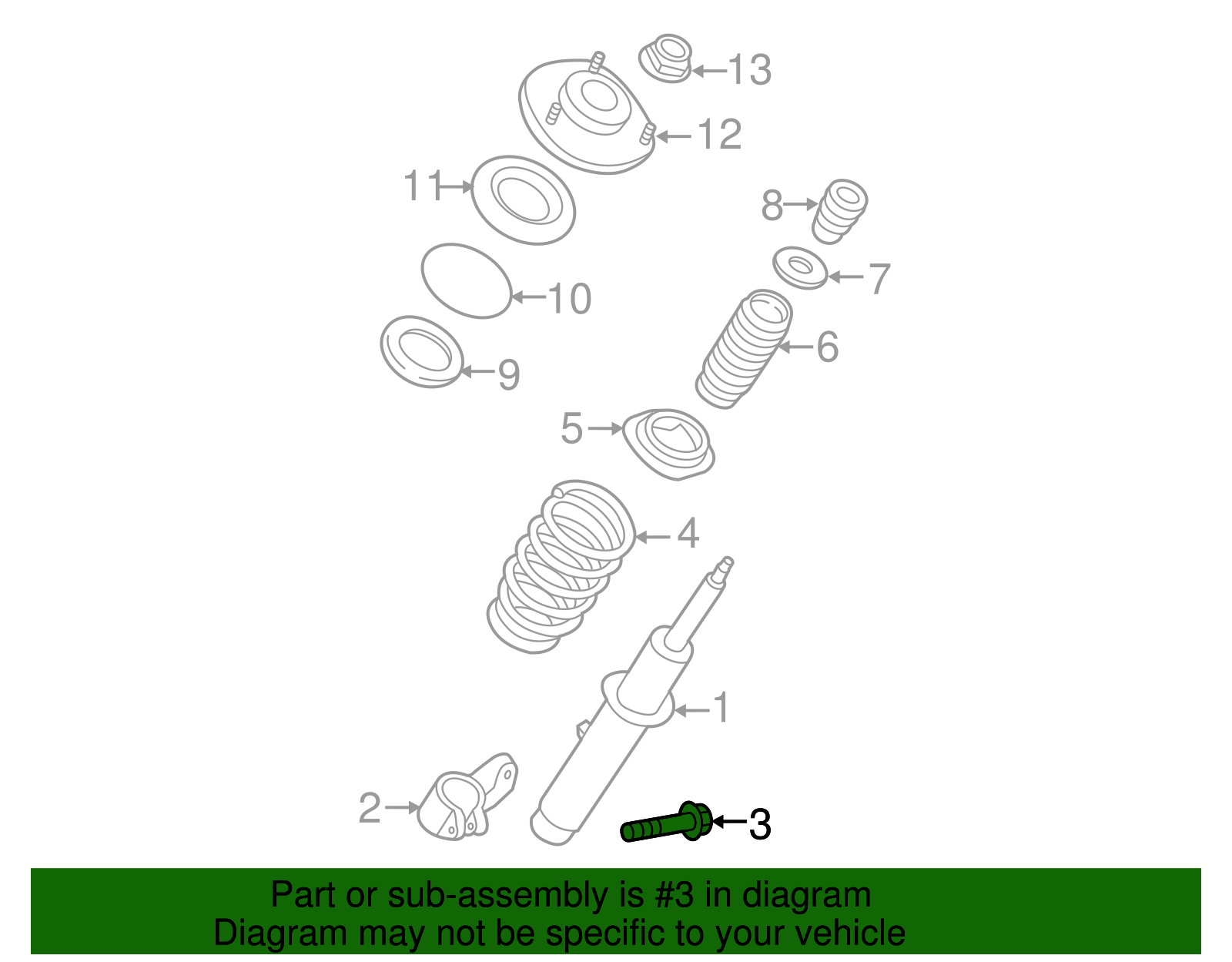 Support Bolt - Porsche (N-107-069-01)