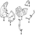 MD199064 - : Heat Shield for Mitsubishi: Eclipse, Galant Image