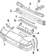 6202221P50 - : Bumper Cover for Nissan: 300ZX Image