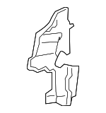 532930E020 - Body: Deflector for Lexus: RX350, RX450h Image